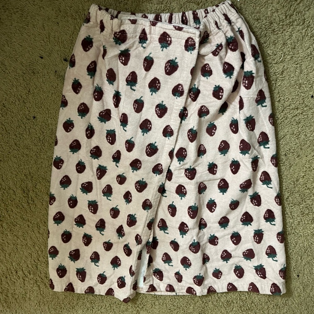 Strawberry bath towel!
